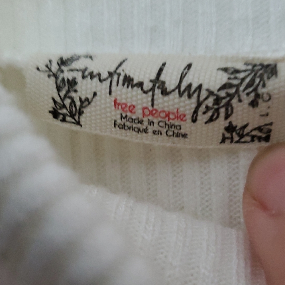 FP Movement by Free People Ivory Ribbed Bodysuit - Picture 7 of 10